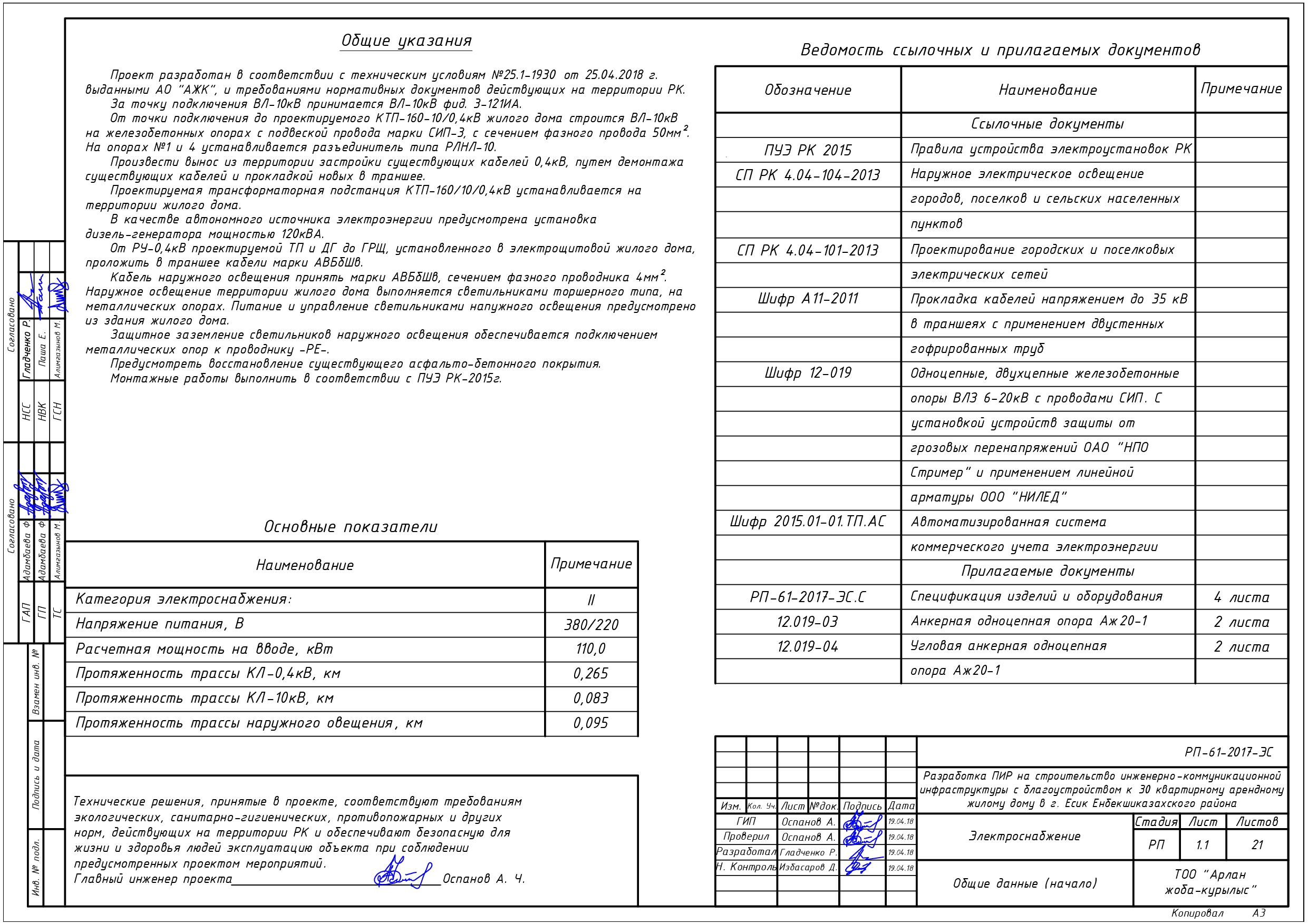 Проект наружного электроснабжения для 30 квартирного жилого дома -  Фрилансер Роман Гладченко RomanGV - Портфолио - Работа #3641660