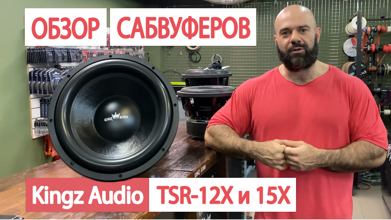 Обзор сабвуферов Kingz Audio TSR-12X и 15X. Мощные сабвуферы в м