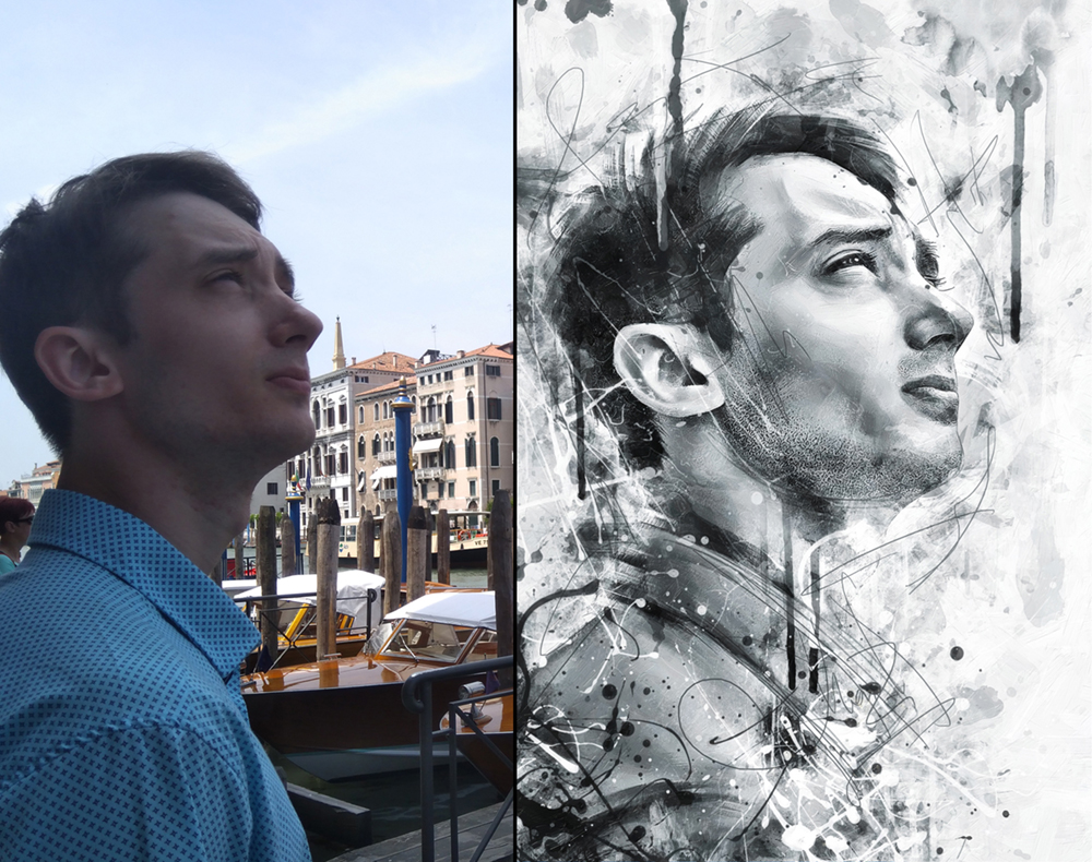 Dreamer (Ink style art) до и после.jpg