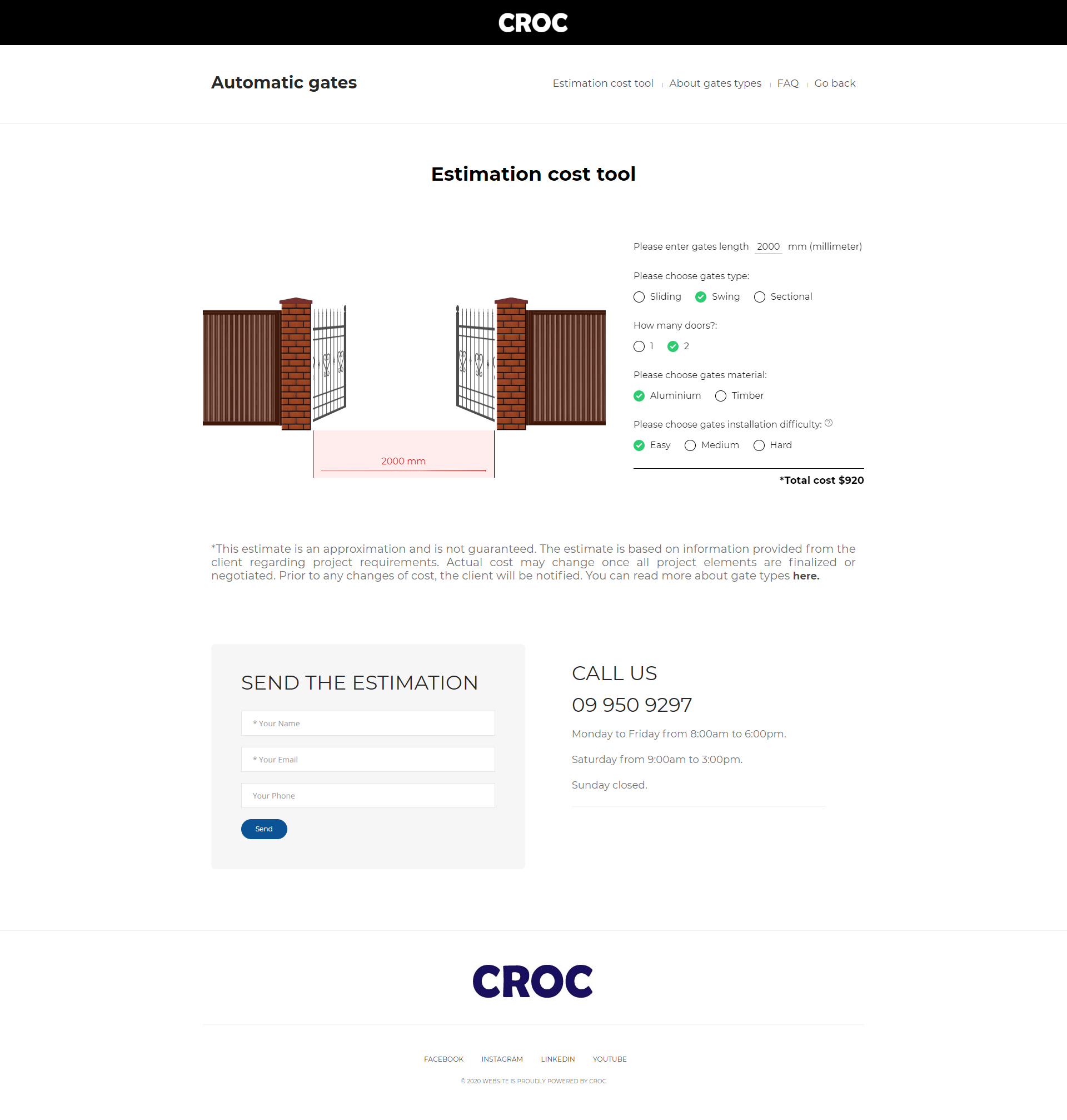 FireShot Capture 117 - Estimation cost tool - CROC - crocit.co.n
