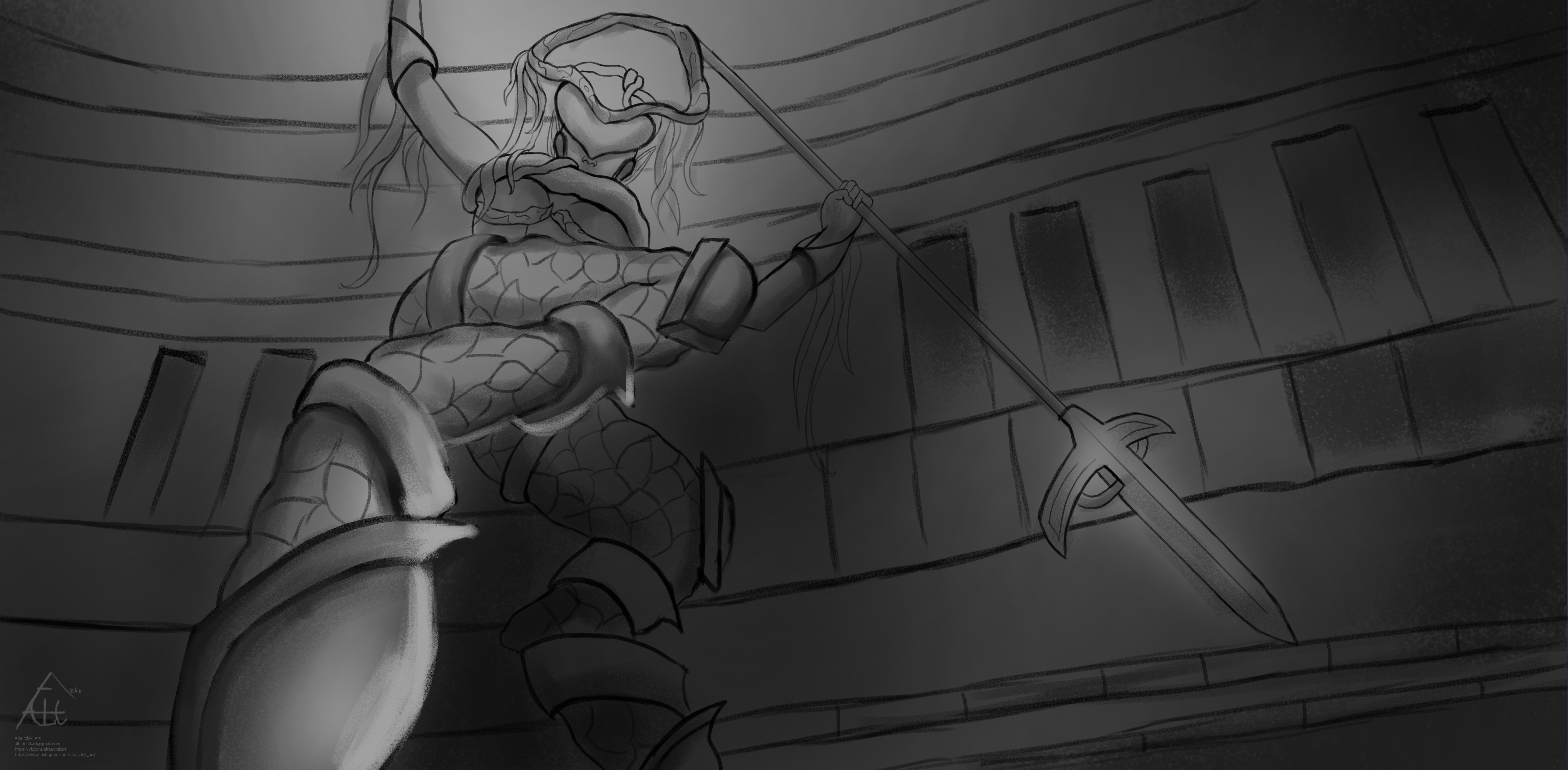 Статуя забытого бога ЧБ.jpg