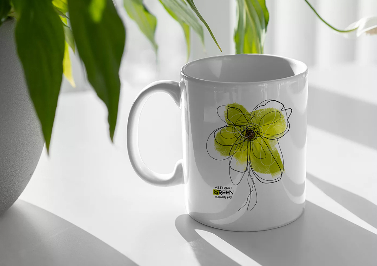 Green Abstract flower art (на крежке).jpg