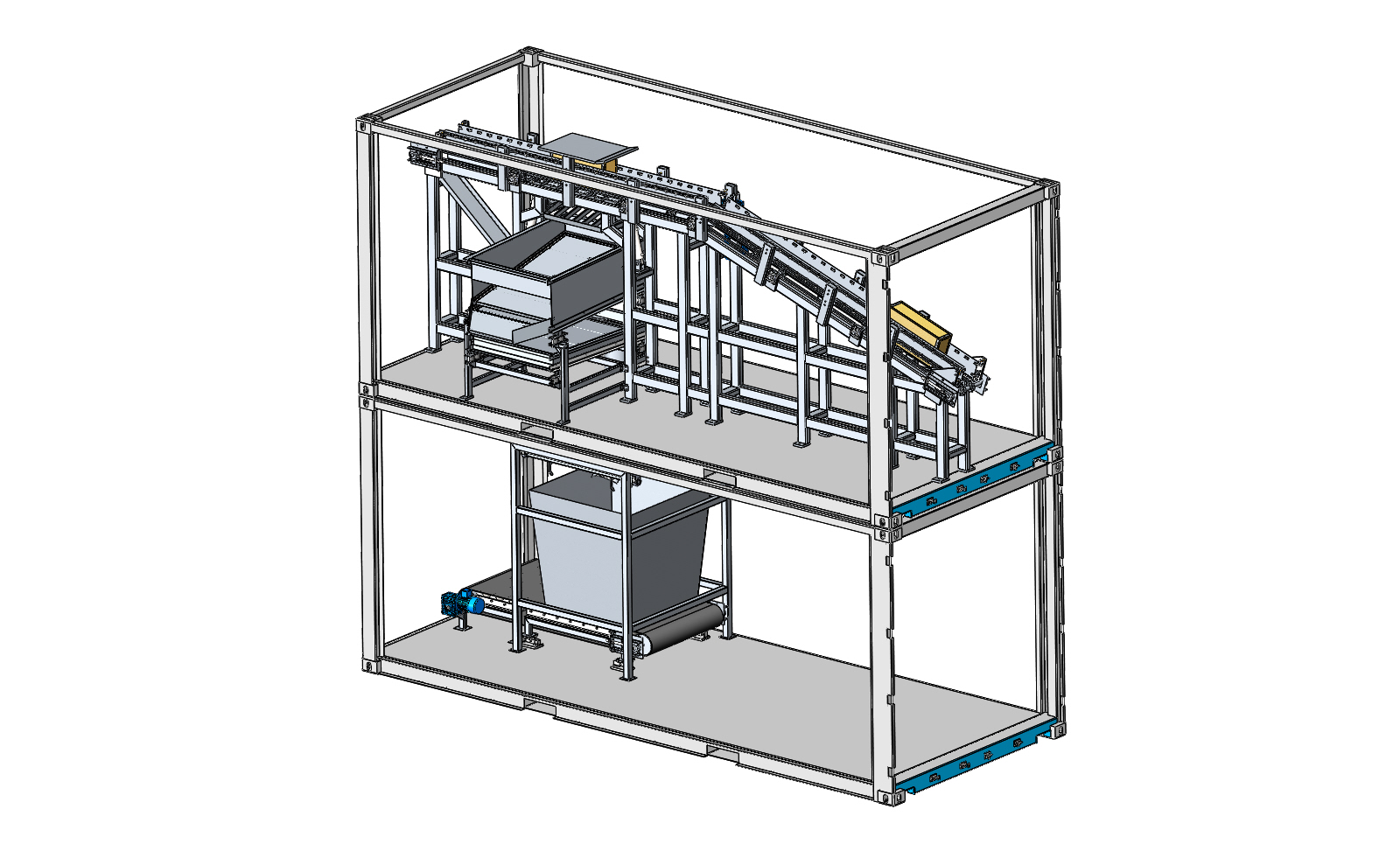 Конвейер сортировки материала.JPG