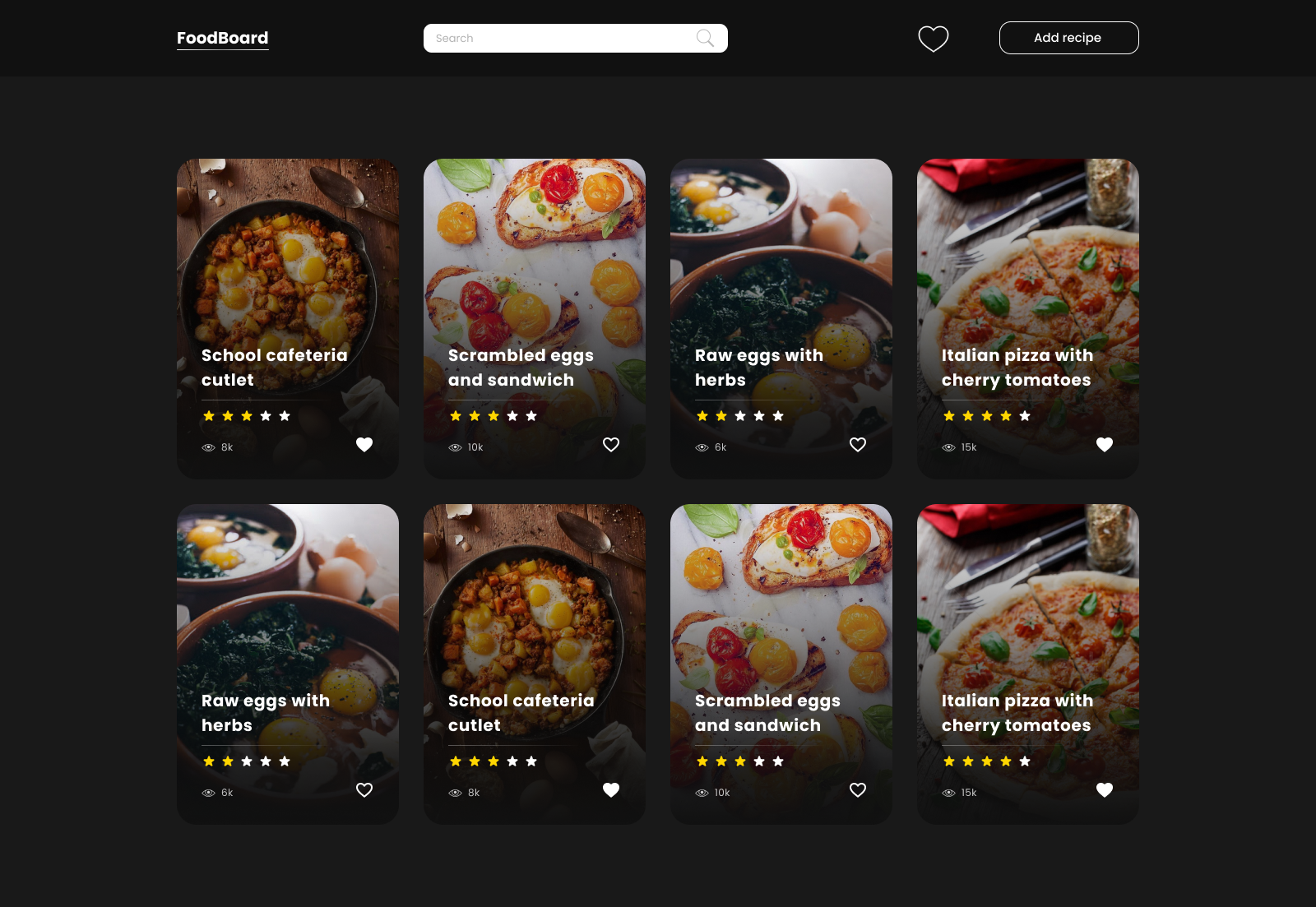 Дизайн интернет портала FoodBoardFull.png