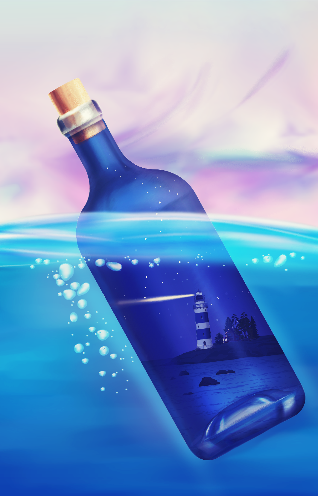 Бутылка в море.png