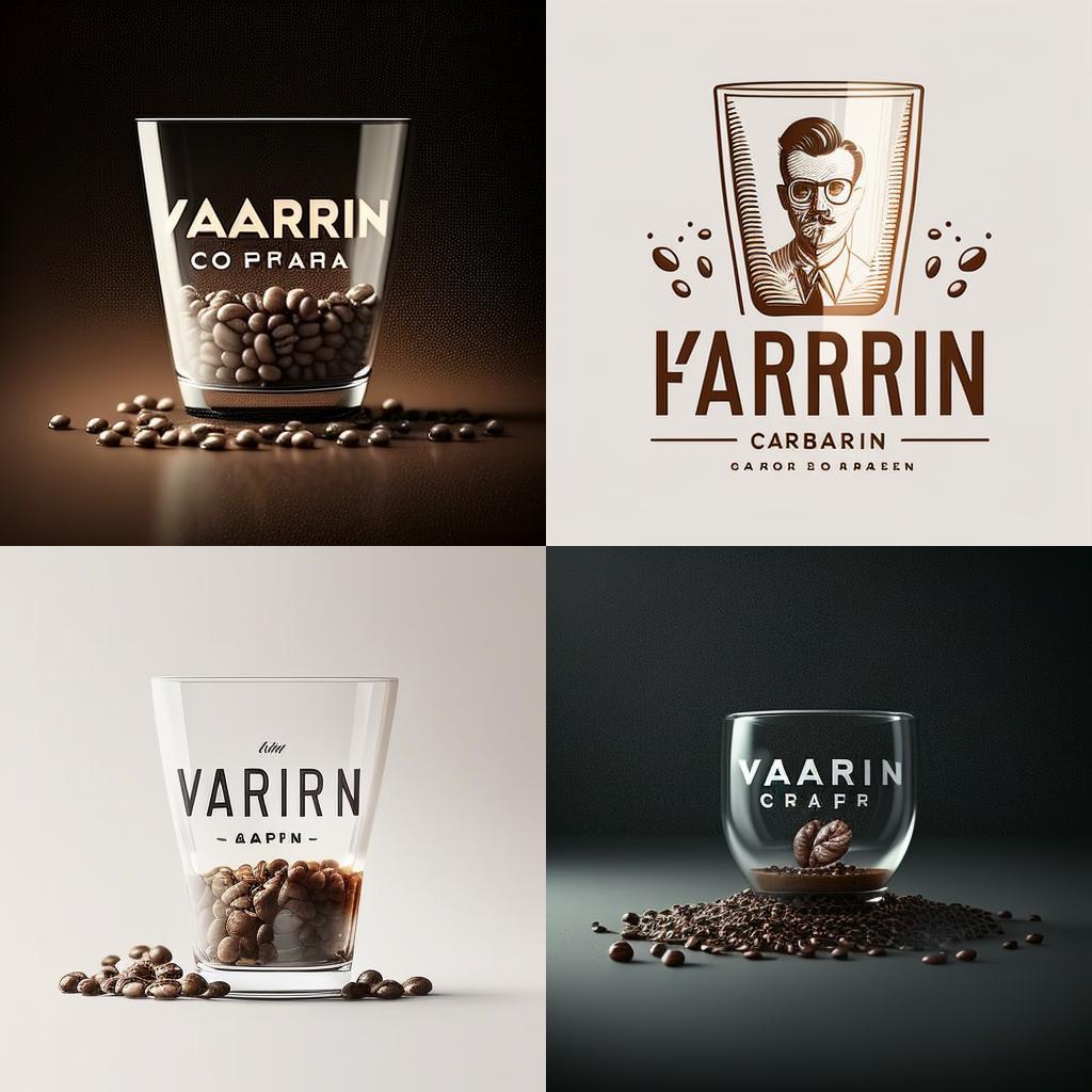 BLITZHELL_Minimalistic_logo_coffee_name_varkin_based_logo_glass_