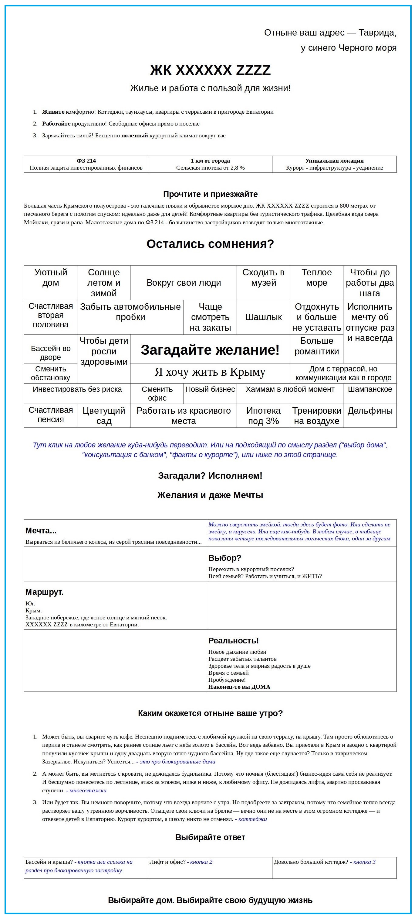 ЖК поселок Евпатория структура посадочной страницы, лендинга.jpg