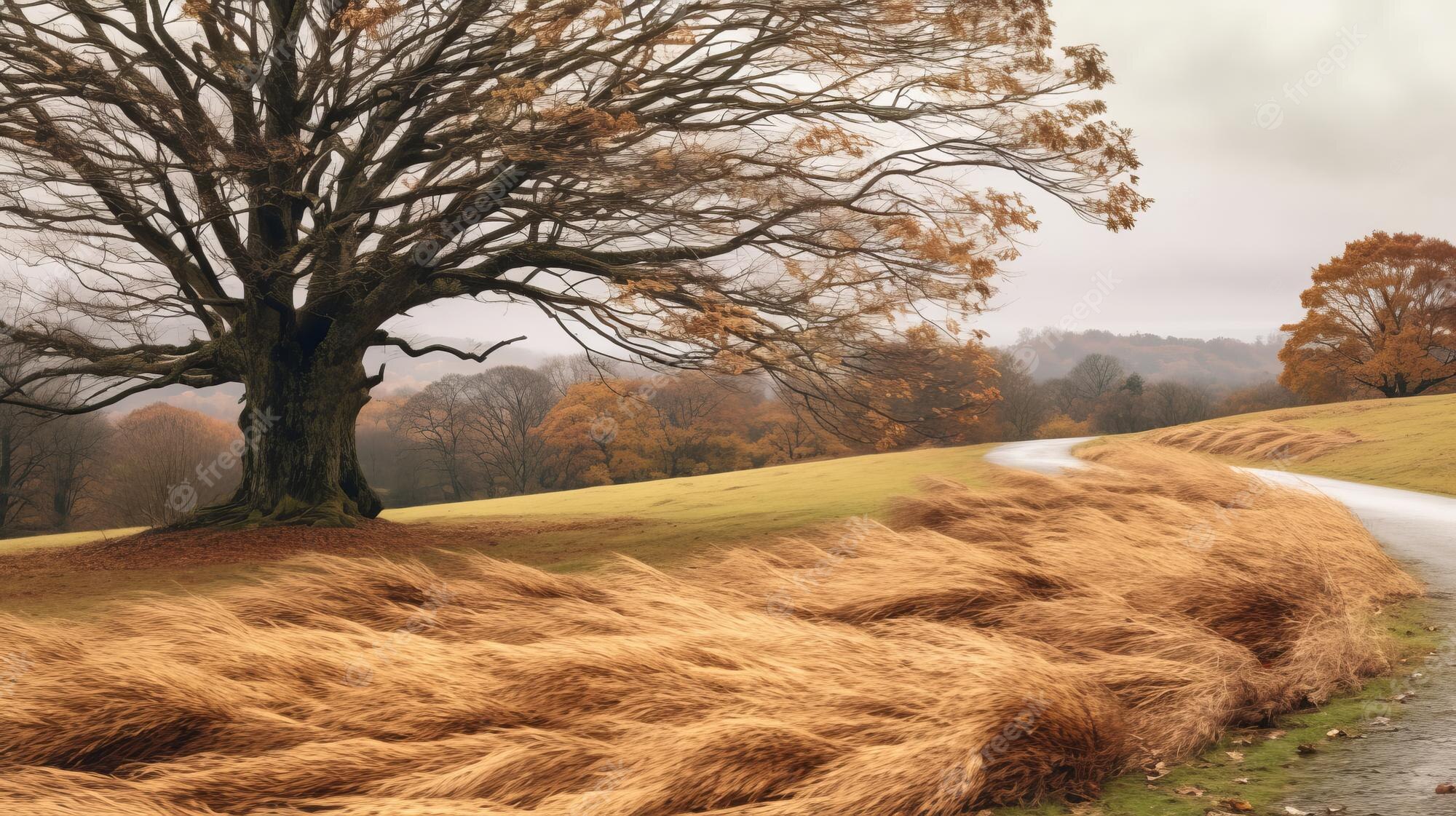 a-tree-is-in-the-middle-of-a-field-next-to-a-road_893012-33754.j