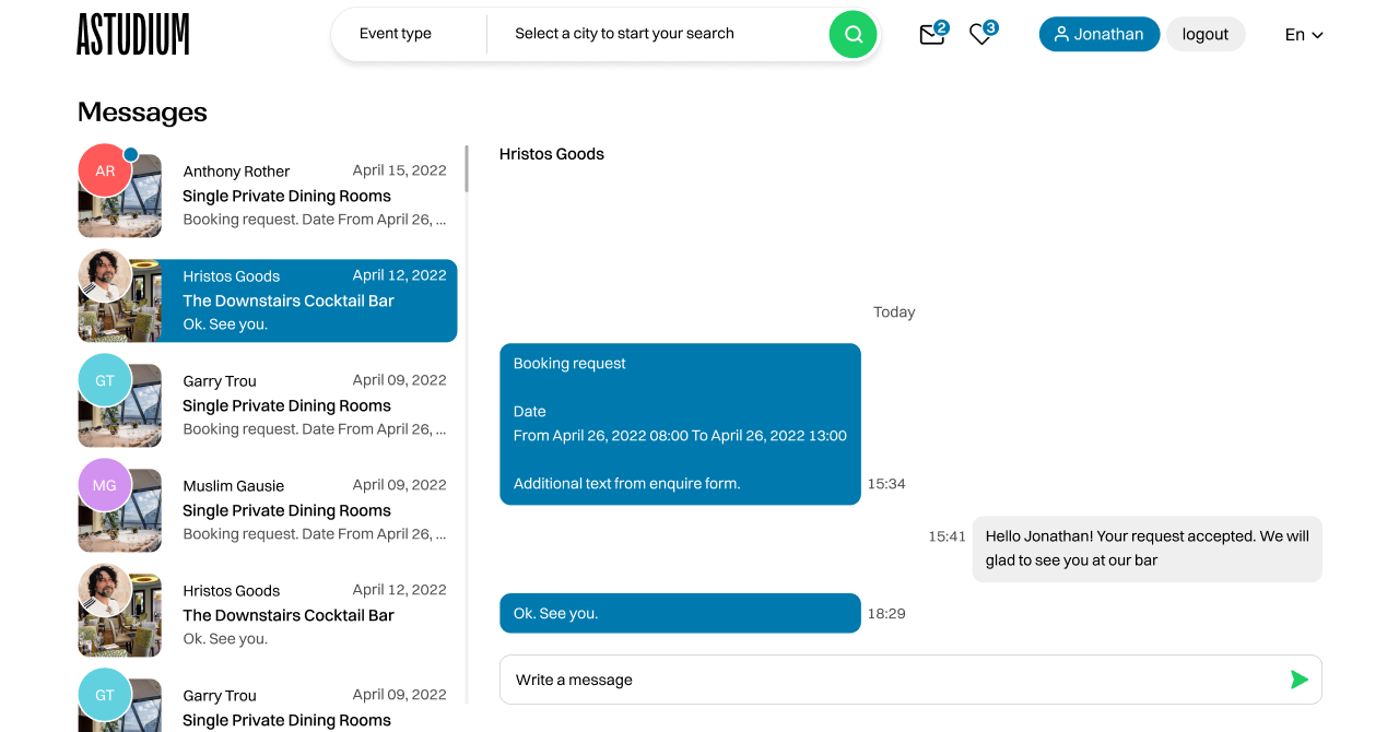 Customer account - messages.png