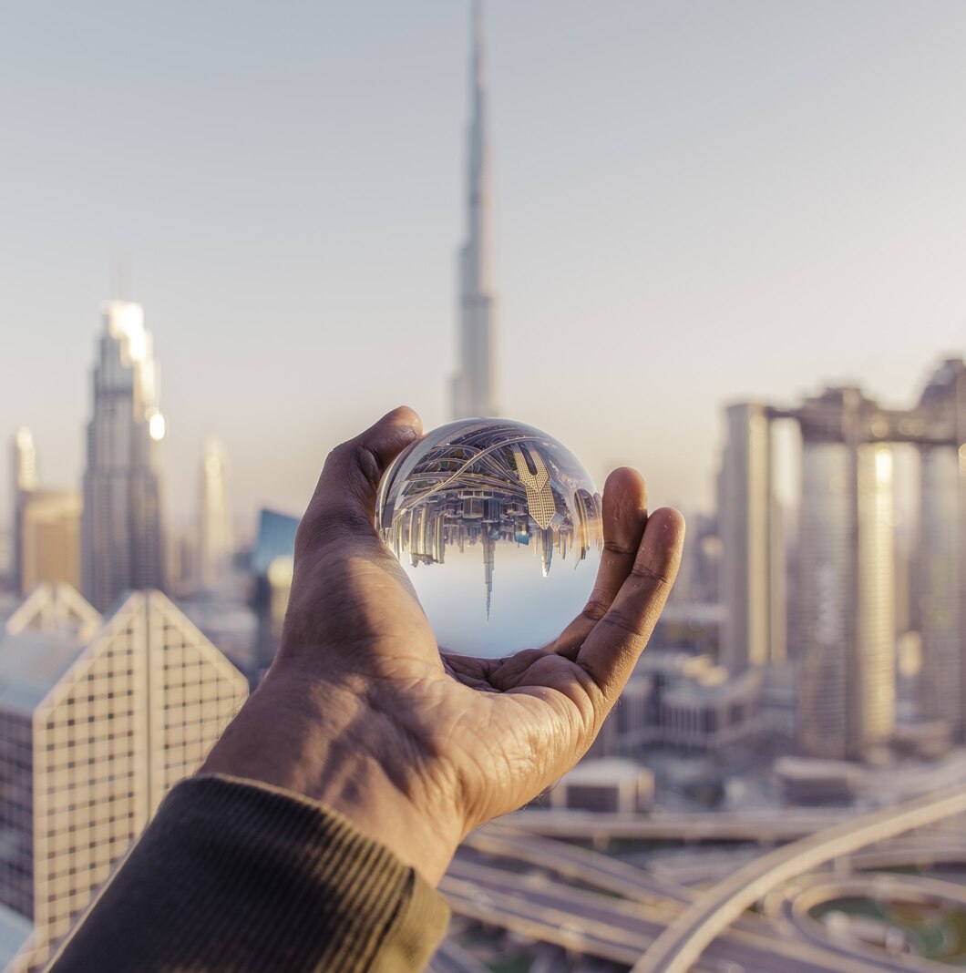 closeup-shot-of-a-male-hand-holding-a-crystal-ball-with-the-refl