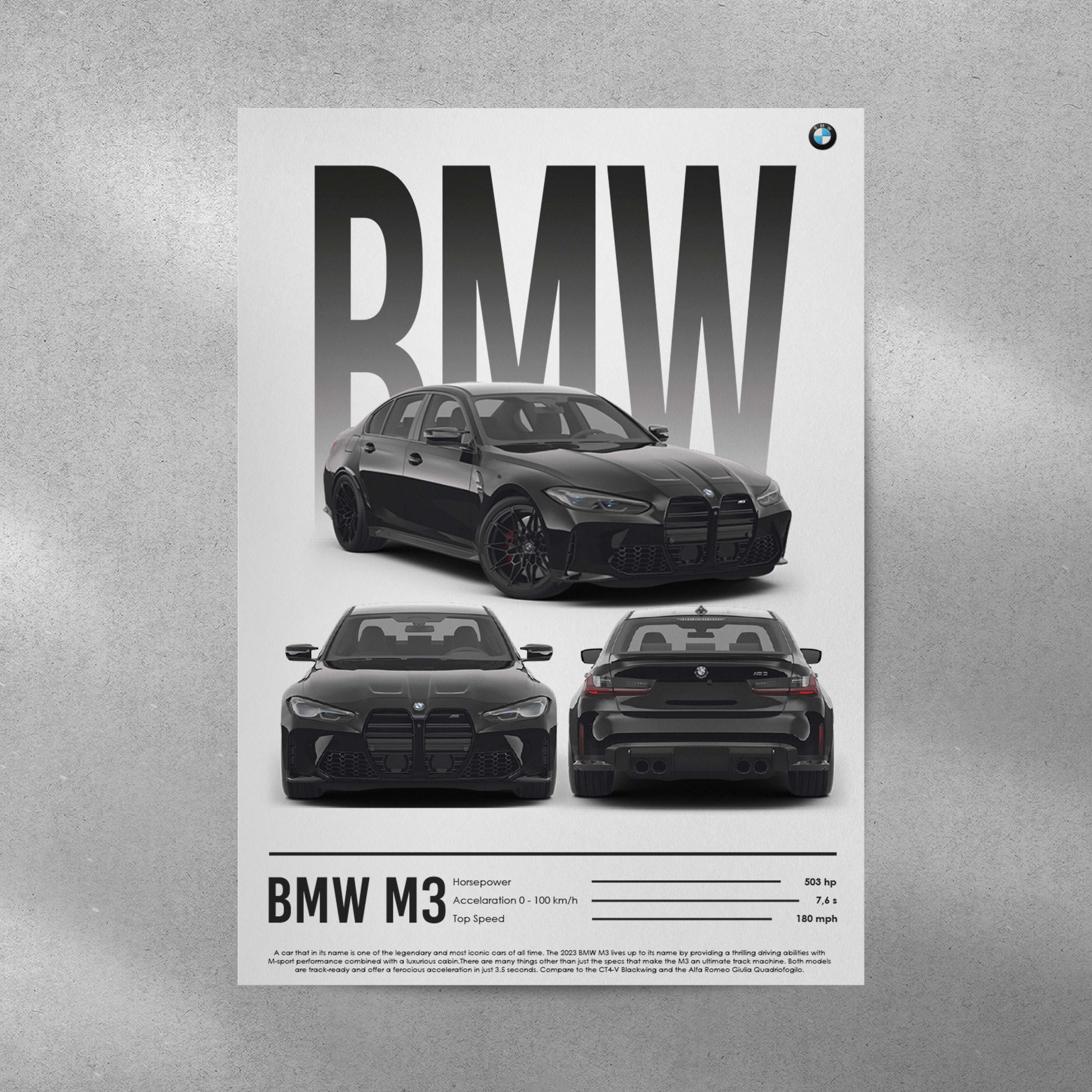 Плакат машина BMW.jpg