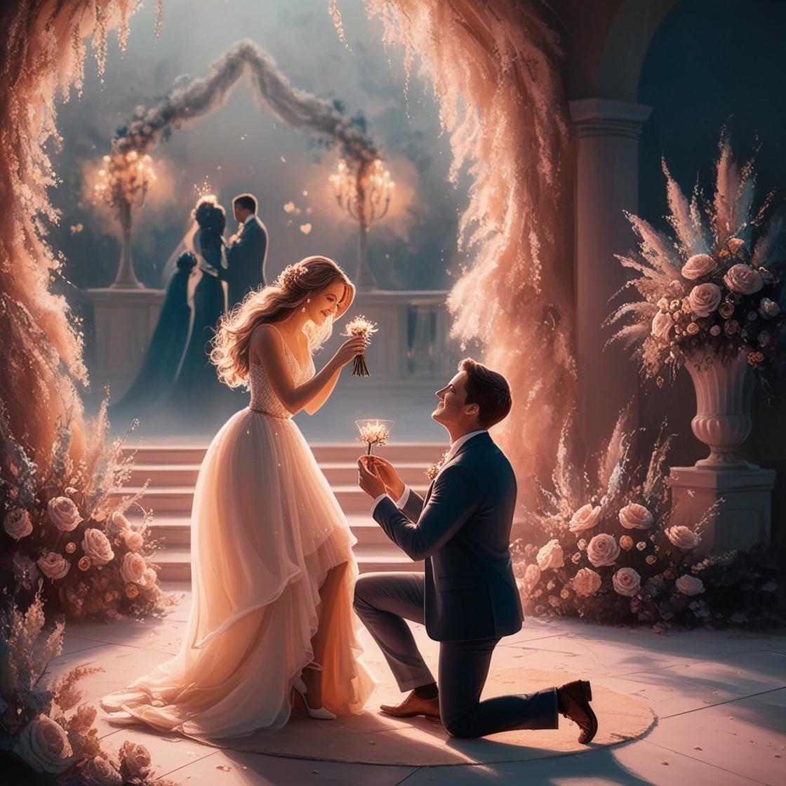 I'm looking for a talented artist to create a unique, romantic a