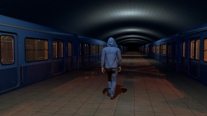 Night Endless Metro Station (1-hour relax)