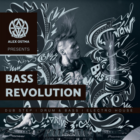 Дизайн логотипа и обложки для диджея Alex Ostma