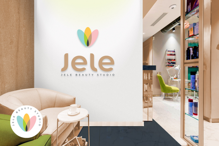 JELE BEAUTY STUDIO. Дизайн логотипа и фирменный стиль