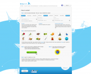 Внутренние страницы сайта Birdymail.