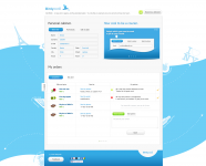 Внутренние страницы сайта Birdymail.