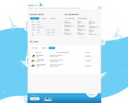 Внутренние страницы сайта Birdymail.