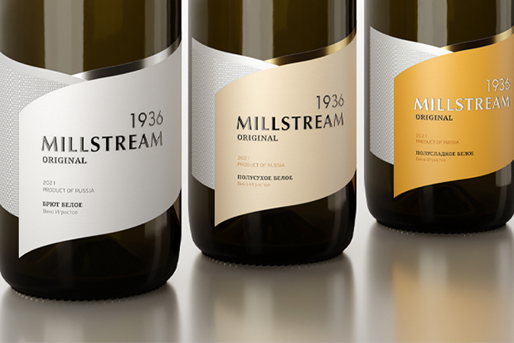 SPARKLING WINE MILLSTREAM ORIGINAL 1936 | LABEL DESIGN