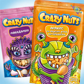 Упаковка для орехов Crazy Nuts