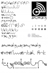 Anomaly font system