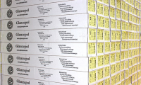 Логотп компании Glanzepol на упаковке продукции