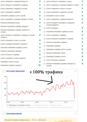 SEO ТОП "Плюшевые медведи"