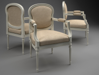 3D model Robert armchair Collection Pierre