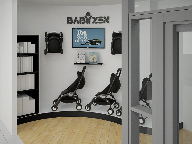 Визуализация бренд-зоны BABYZEN