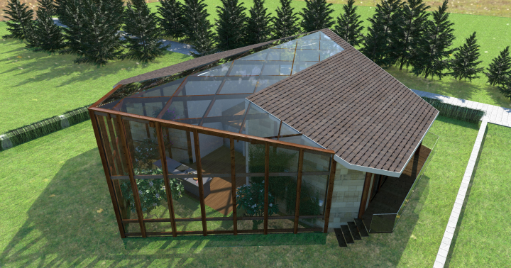 коттедж-оранжерея вид2