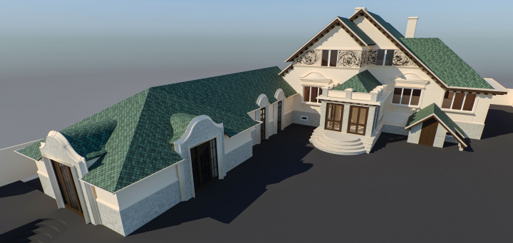 фасад усадьбы виз 1