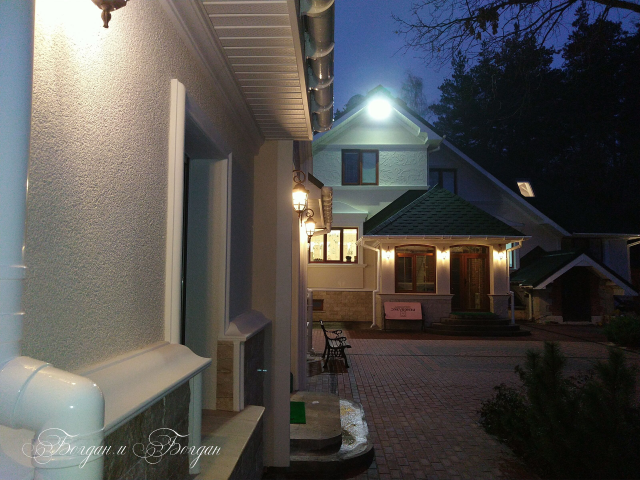 фасад усадьбы ночь 3