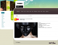 Дизайн сайта "MAZZA.ru-Луч света в дебрях интернета =)."