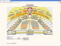 Раздел заказа билетов на сайте театра музыкальной комедии СПб