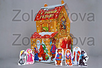 новогодняя упаковка теремок