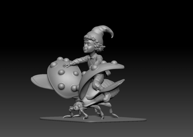 Малыш-гном (модель для 3д-печати)