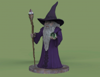 Гном-маг (под 3д-печать)