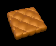 Пуфик-пироженка (мастер-форма под 3д-печать)