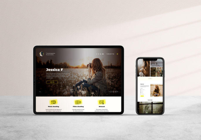 Design landing page