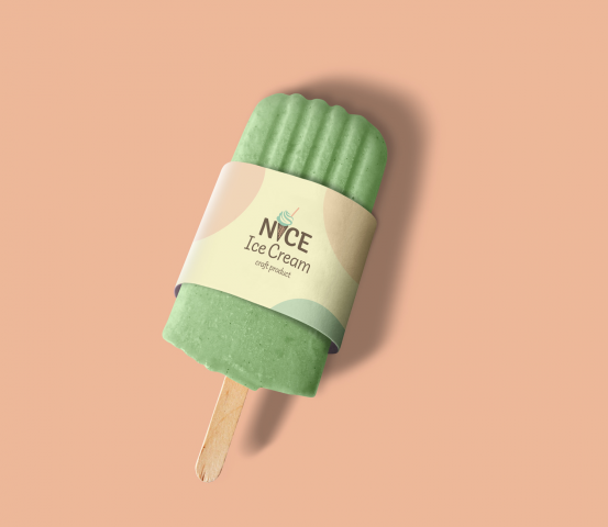 Nice Ice Cream Logo design