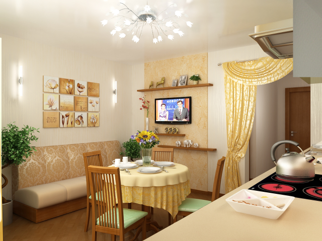 Оформление кухни