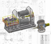 Установка ротационного формования полимеров