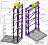 Подъёмник Q=500 кг с системой экстренного торможения