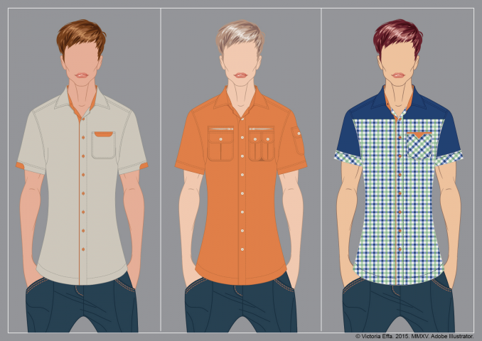 Дизайн мужской рубашки