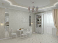 кухня. 3 комн. квартира. вид1
