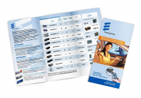 Буклет-раскладушка для комапнии Eberspacher