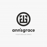 Логотип для дизайн-пространства Ann's grace