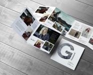 Презентационный буклет магазина женской одежды Gардероб