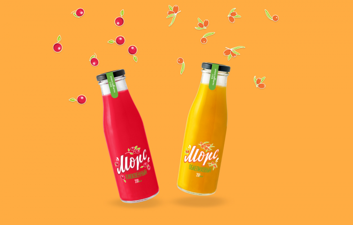 Дизайн упаковки для морсов