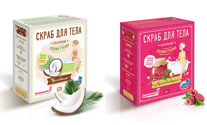 Дизайн упаковок для творческих наборов